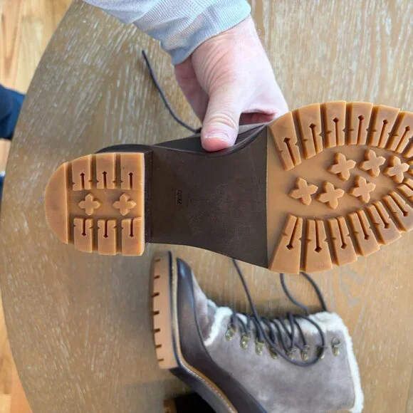 MINT & UNWORN Tory Burch Women's Size 6.5 Miller Lug Sole Ankle Boots - Picture 9 of 14